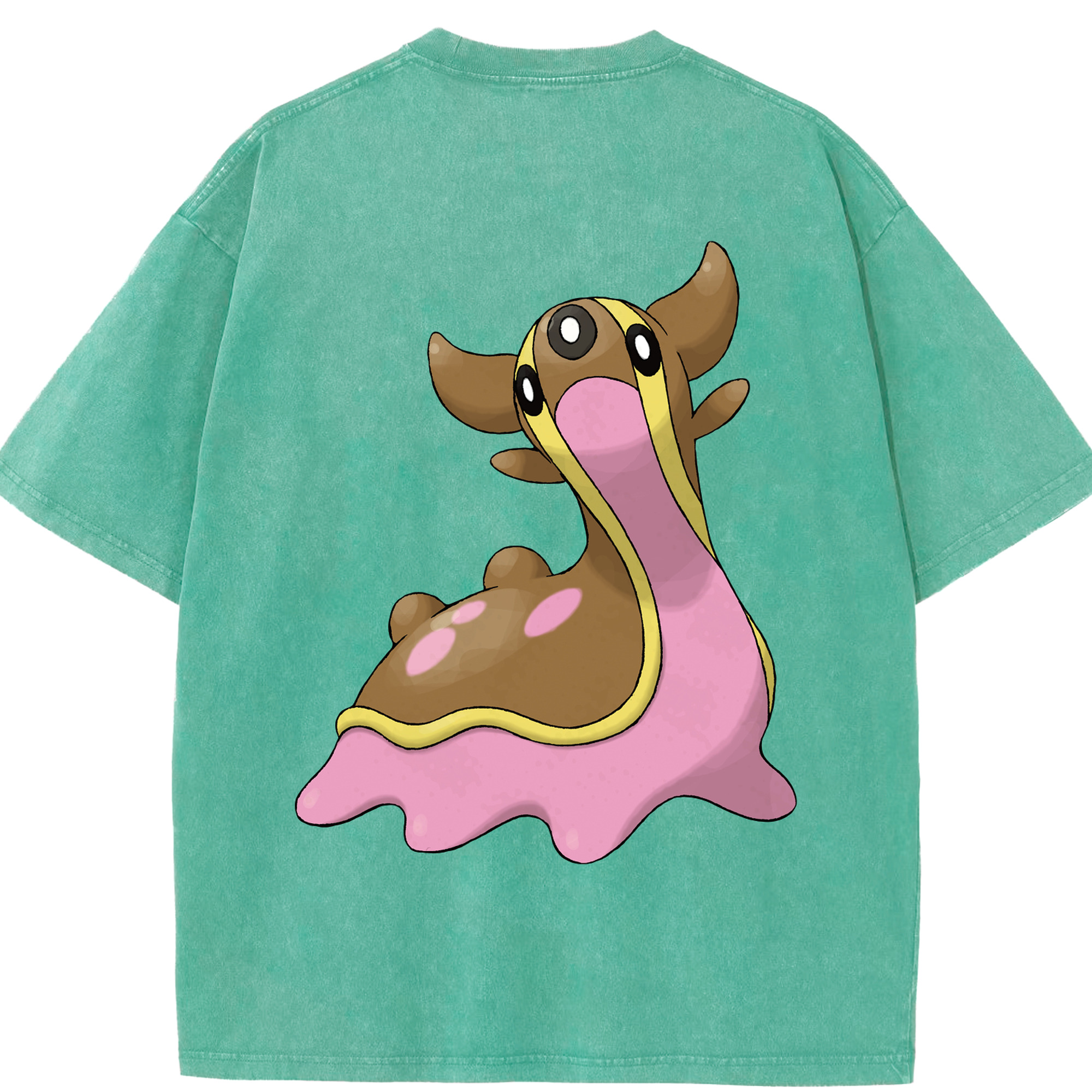 （画像用） ポケットモンスター Pokémon 綿100% ヴィンテージ風 半袖Tシャツ（背面プリント）